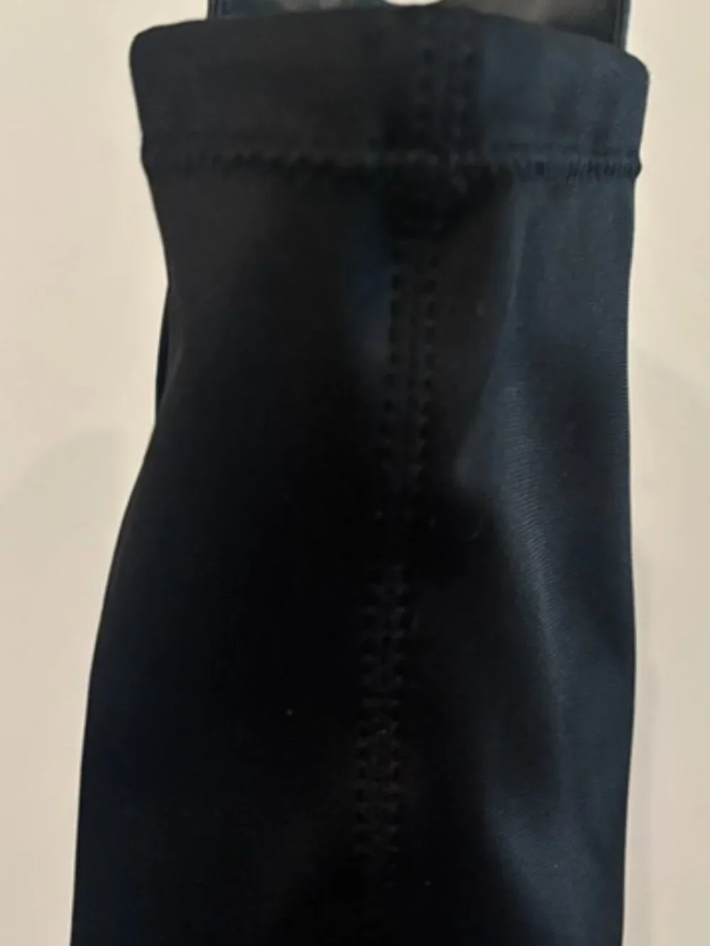 Biondo Sierra Waterproof Black Leather Over-the-Knee Lug Sole Boot - 8